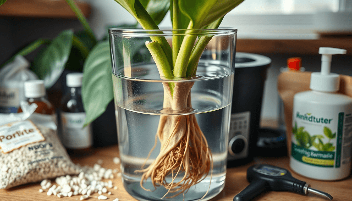 龜背芋繁殖FAQ_水培溫度_介質比例與黑莖急救3對策