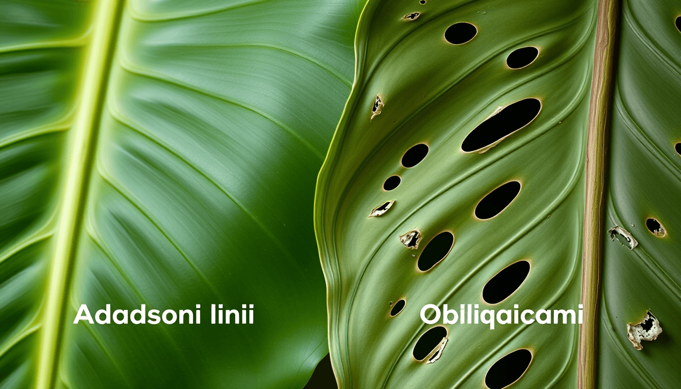 Adansonii_vs_Obliqua_葉片_窗孔_莖節5大差異點一次看懂