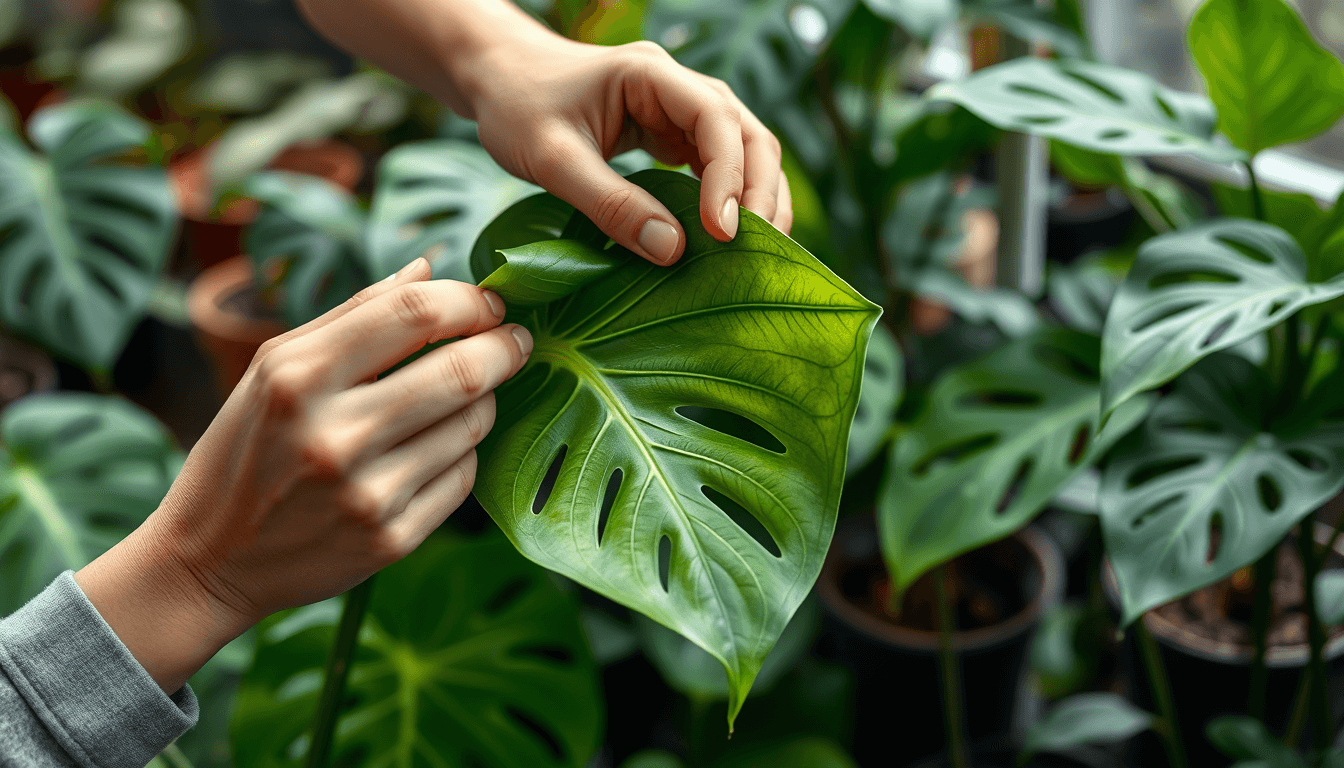 史丹利龜背芋健檢_望聞問切_4招_挑選無病蟲害植株
