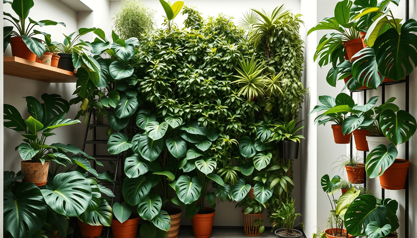 垂直空間熱帶感_IKEA層架_吊掛植物_小坪數放大術