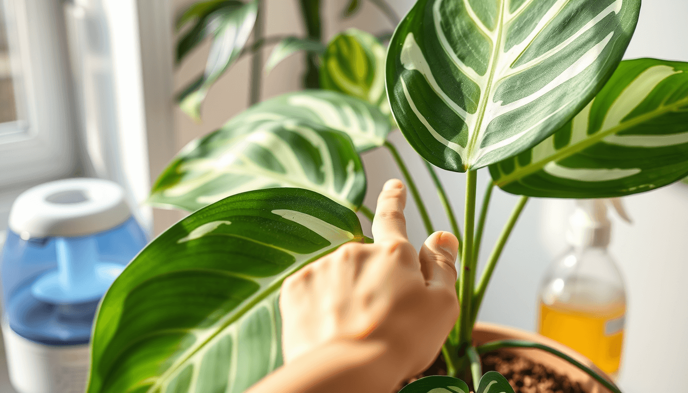 斑葉龜背芋搶救SOP_光照_水分等5大面向交叉診斷與3步驟