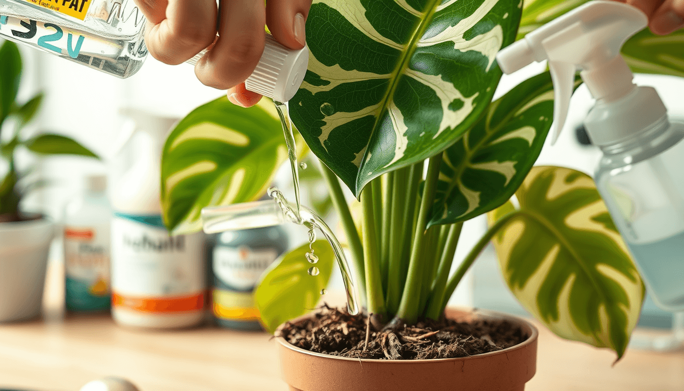 斑葉龜背芋肥料推薦_專用肥與DIY液肥_養出清晰斑紋