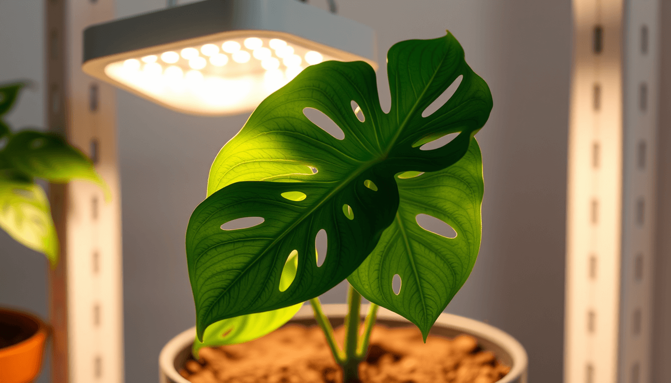 迷你龜背芋照護_光照4-6小時_施肥2-3月1次_比例是關鍵