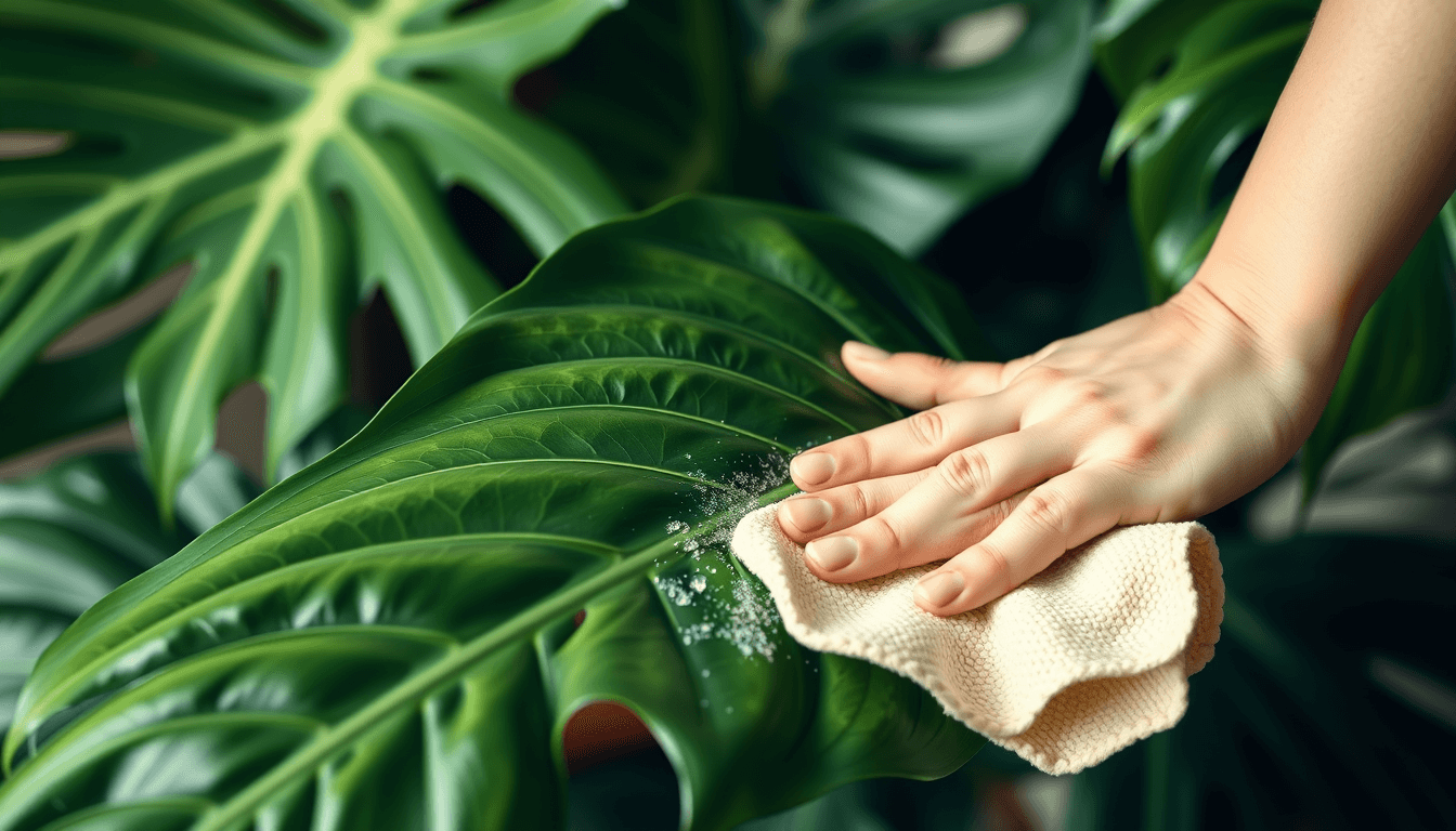 龜背芋免疫力養成_每週清潔_每月施肥_打造健康管理日誌