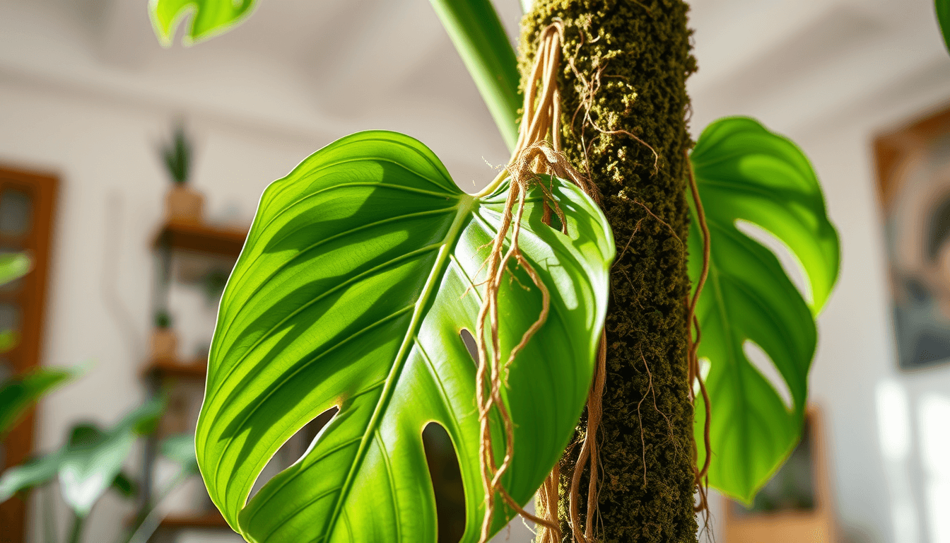 龜背芋攀爬術_水苔棒_椰纖棒怎麼選_濕度70_是關鍵_新葉尺寸大5-10