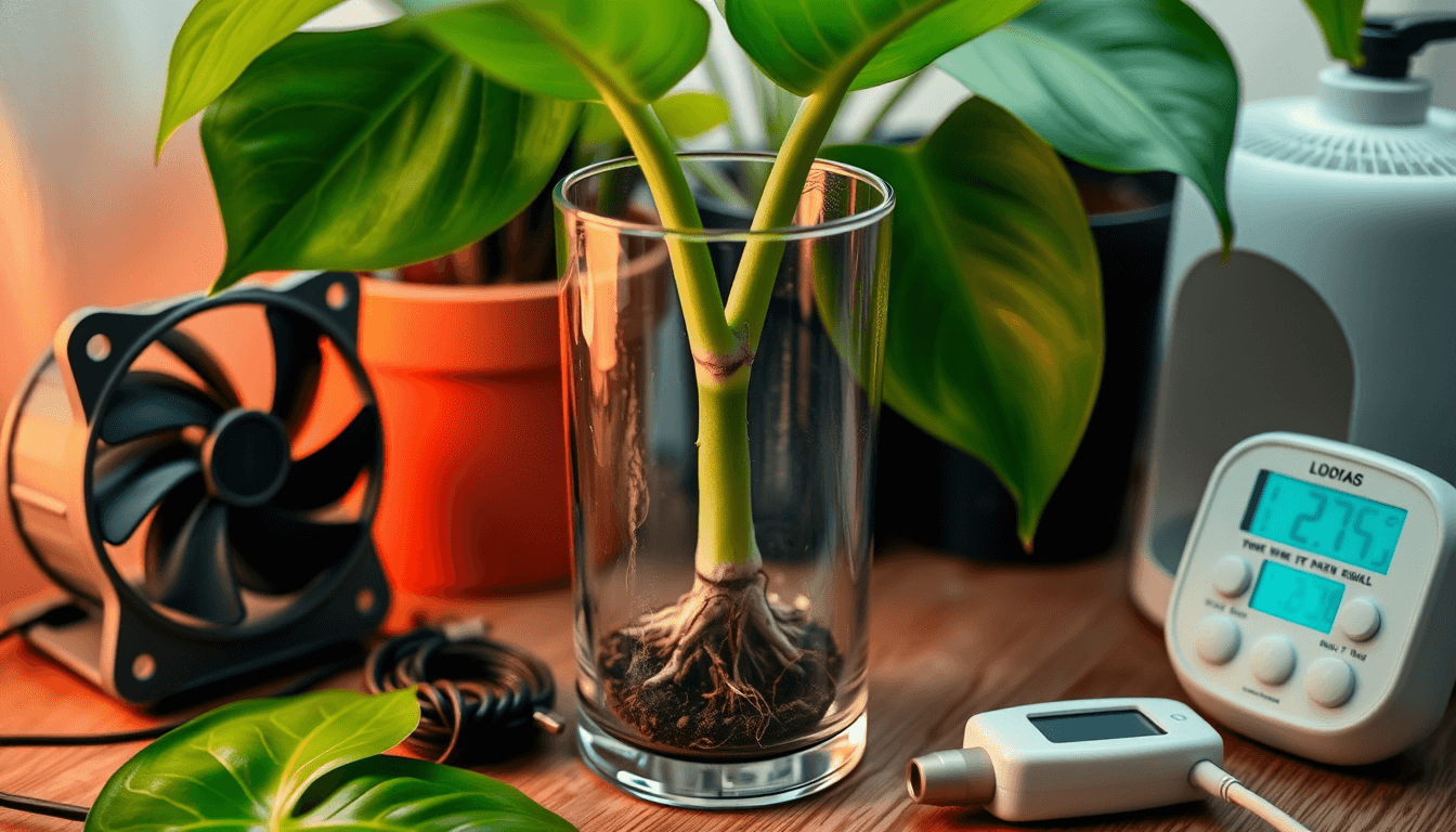 龜背芋繁殖成功率量化_濕度_溫度_通風3要素黃金區間